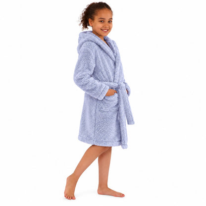 Girls Frosted Fleece Dressing Gown