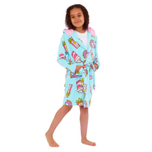 Sleepover Print Fleece Gown (15570890260862)