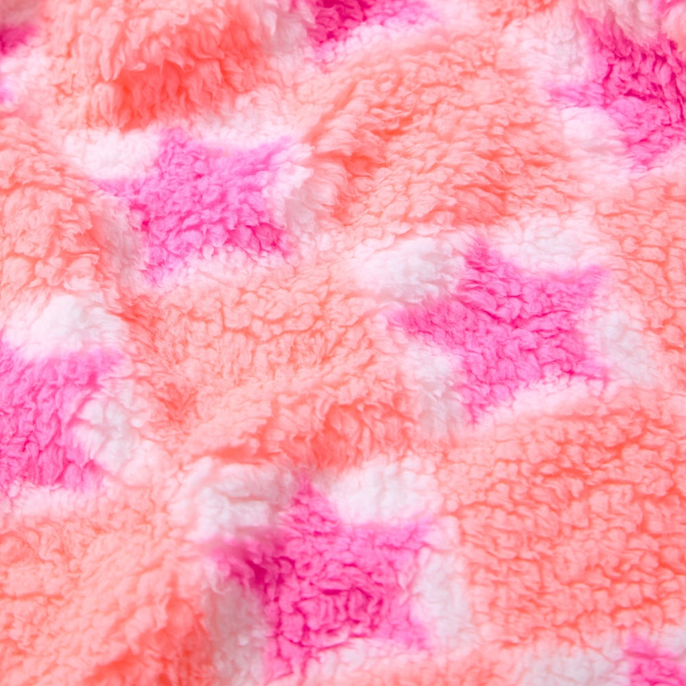 Neon Stars Teddy Fleece Gown (15570890031486)