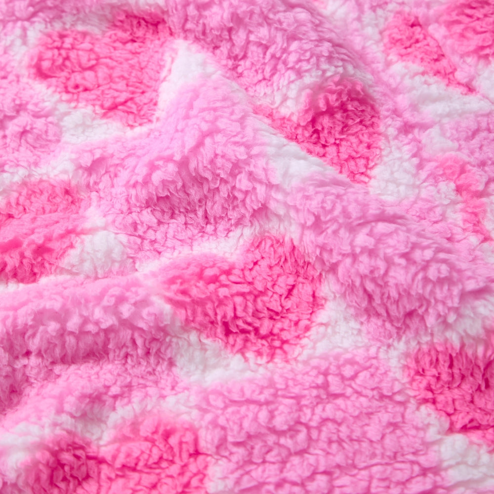 Neon Hearts Teddy Fleece Gown (15570890162558)