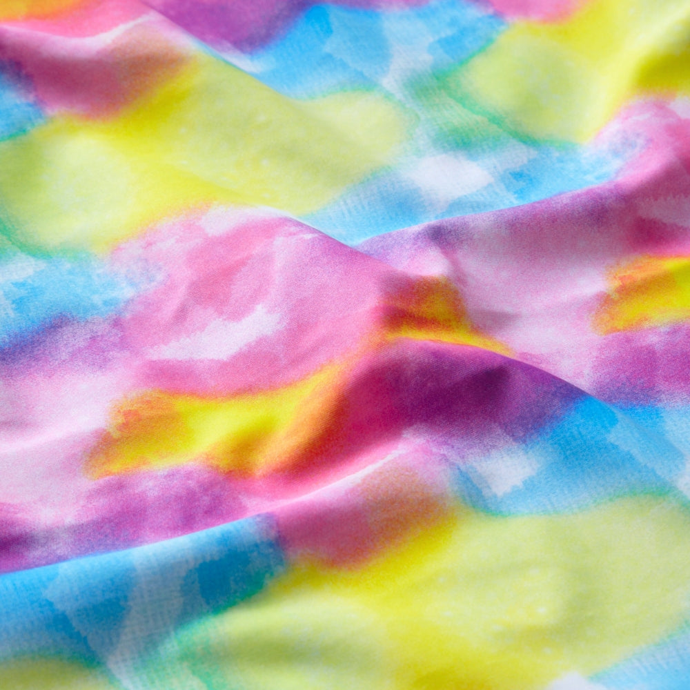 Girls UPF50 Tie Dye Rash Top & Shorts Set