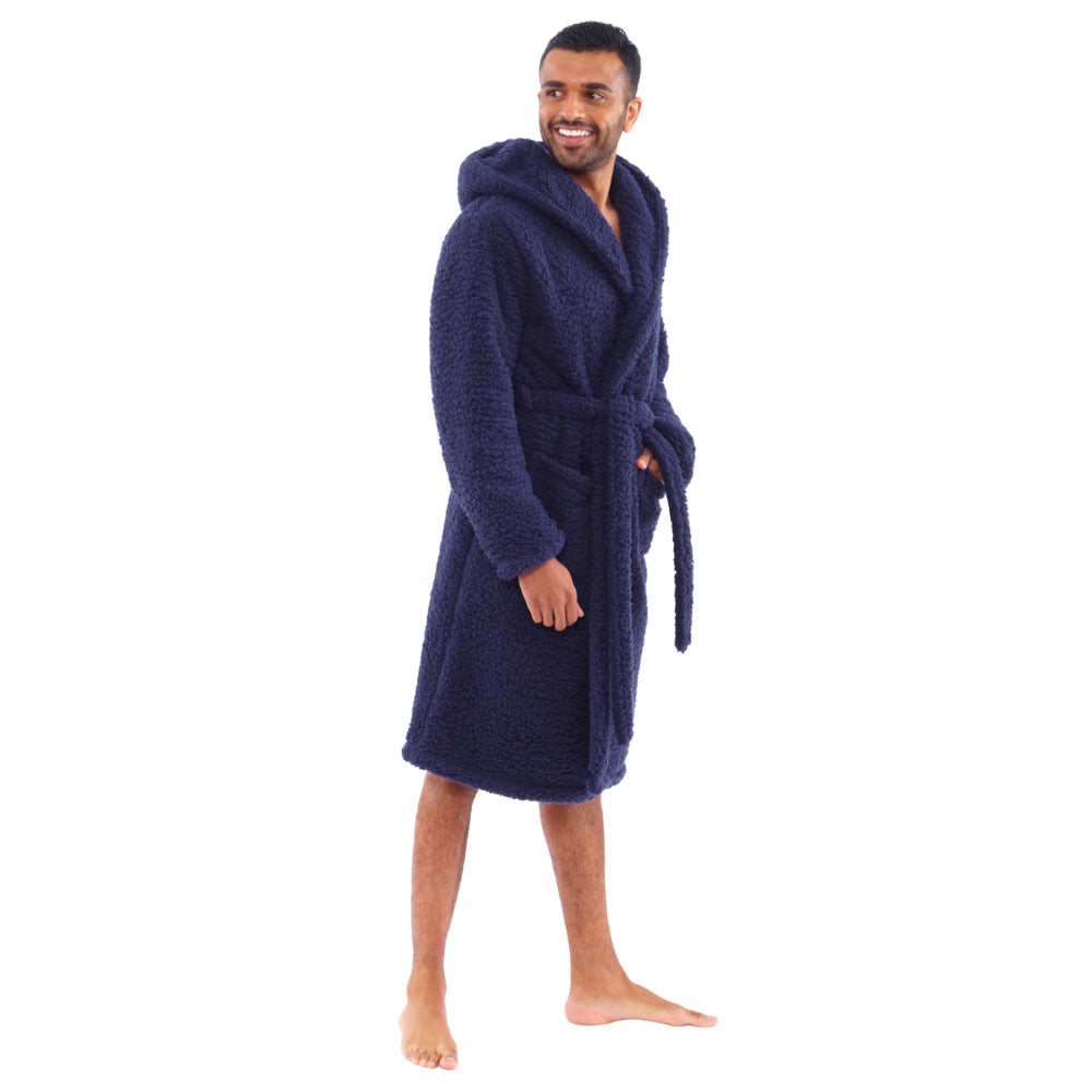 Men's Teddy Fleece Dressing Gown (15592157774206)