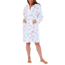 Women's Spot Waffle Fleece Dressing Gown (15592158003582)