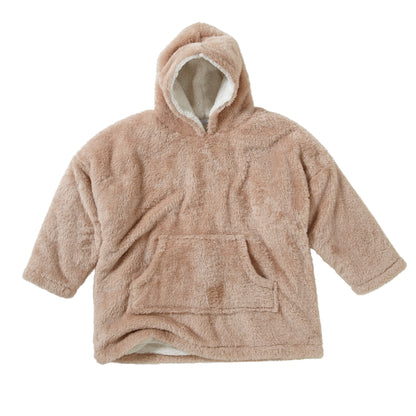 Girls Fluffy Fleece Wearable Hoodie Blanket (8159179800802)