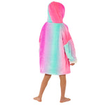 Girls Fluffy Fleece Wearable Hoodie Blanket (8159179931874)