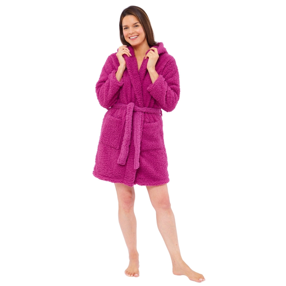 Women's Teddy Fleece Dressing Gown