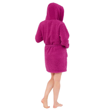 Women's Teddy Fleece Dressing Gown (15592157839742)