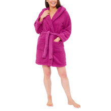 Women's Teddy Fleece Dressing Gown (15592157839742)