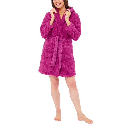 Women's Teddy Fleece Dressing Gown (15592157839742)