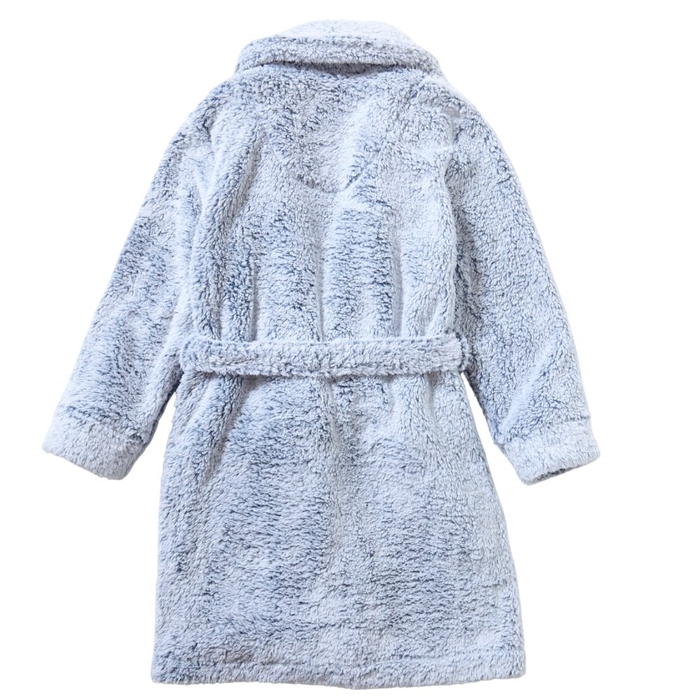 Women's Shawl Neck Frosted Fleece Dressing Gown