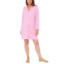 Womens Soft Touch Piped Nightshirt (15592033386878)