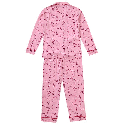 Womens Candy Cane Soft Touch Pyjamas