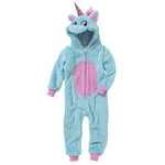 Glitter Unicorn Fleece Onesie for Girls - Kids Onesies (4490632167476)