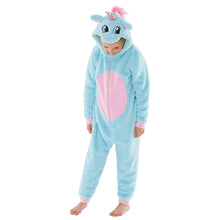 Glitter Unicorn Fleece Onesie for Girls - Kids Onesies (4490632167476)