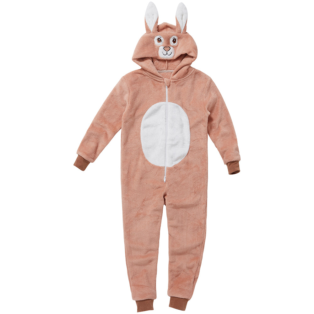 Childs Rabbit Onesie | Rabbit Onesie Brown (4490632003636)