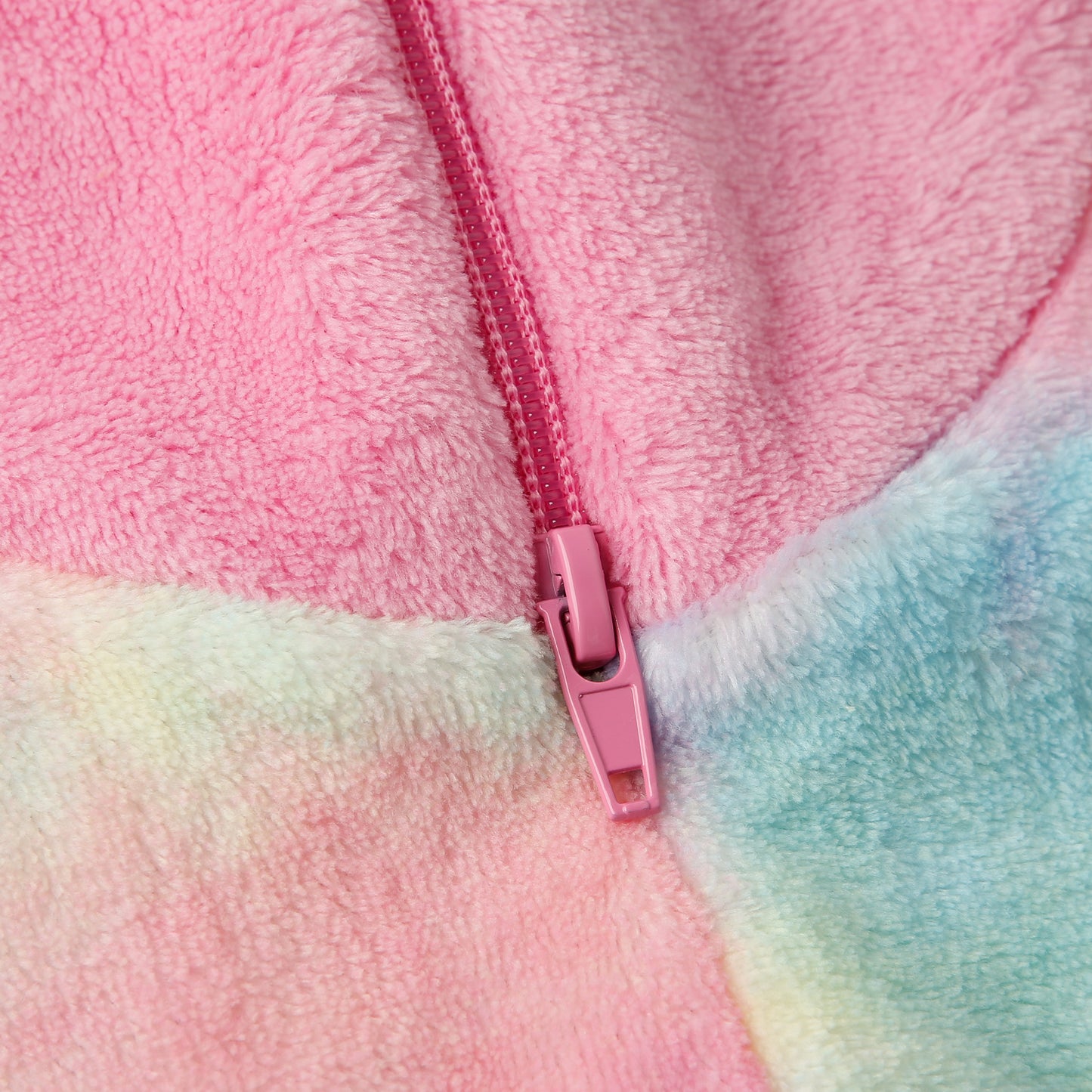 Girls Rainbow Unicorn Fleece Onesie | Unicorn Onesie for Kids (4490631839796)