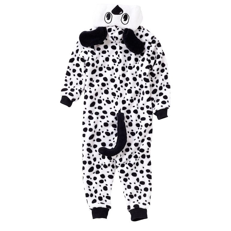 Girls Dalmatian Fleece Onesie | Dalmatian Onesie for Kids (4490632396852)