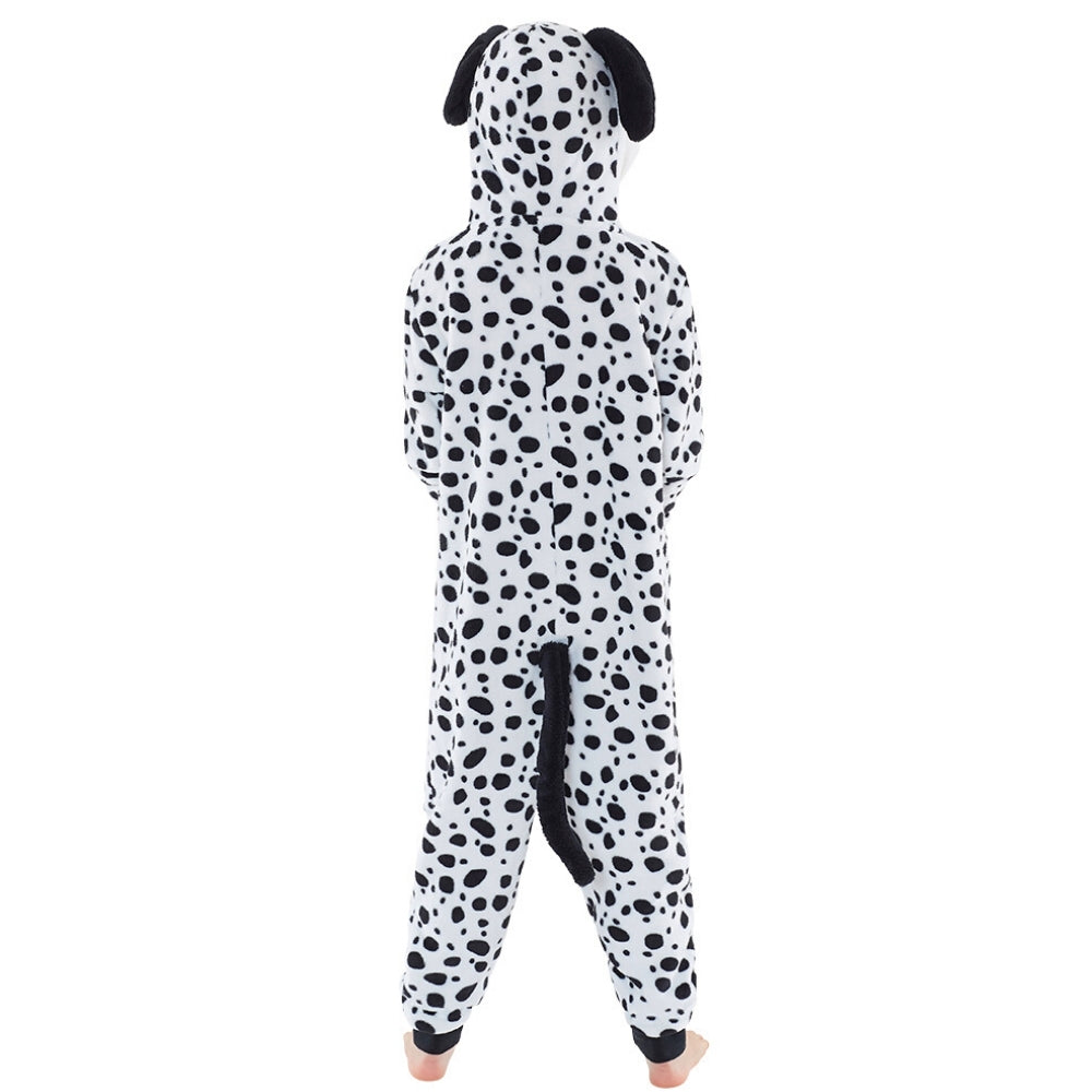 Girls Dalmatian Fleece Onesie | Dalmatian Onesie for Kids (4490632396852)