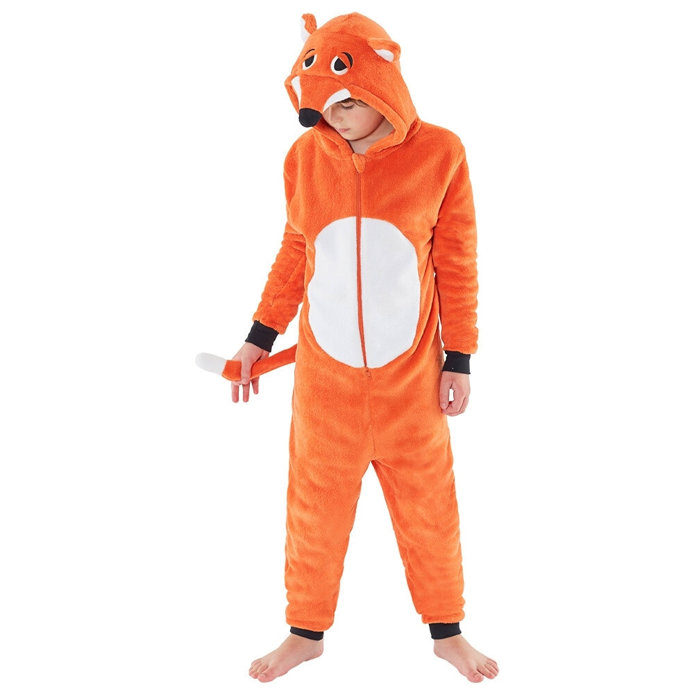 fox mens onesie with hood