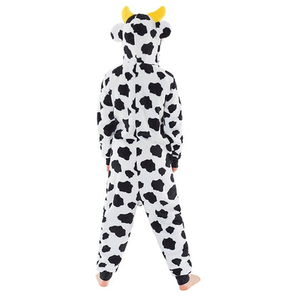 Kids Cow Onesie | Fluffy Cow Onesie (5677494534305)