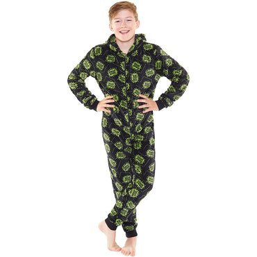 Game Over! Print Fleece Onesie (7020505497761)