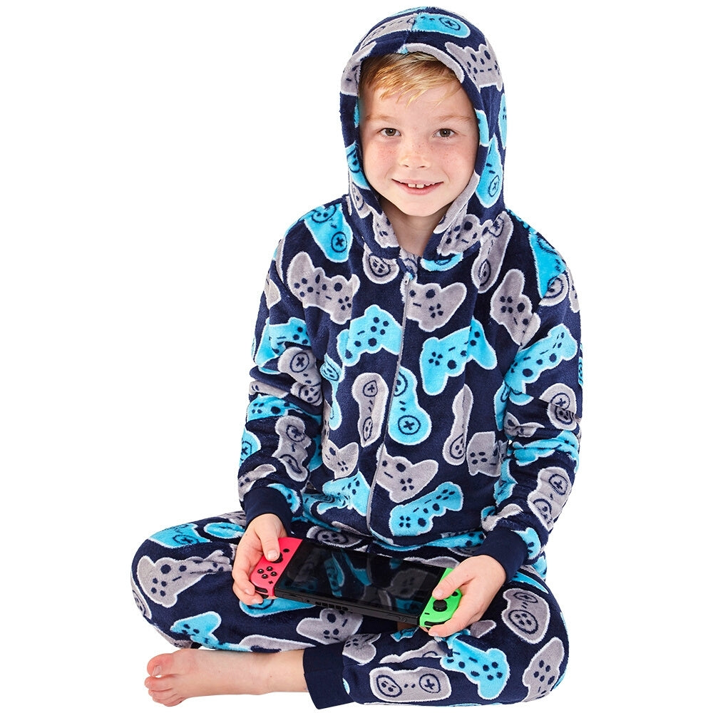 Gaming Console Fleece Onesie (7020442583201)
