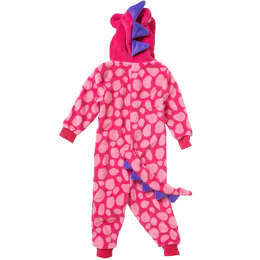 Girls Dino Onesie | Pink Dino Onesie (6540759728289)