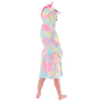 Animal Crazy Rainbow Unicorn Fleece Gown (4490630234164)