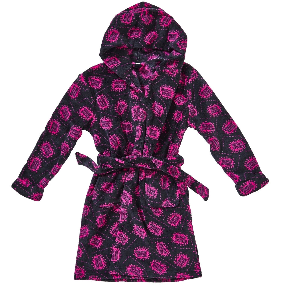 Girls Game Over Print Dressing Gown (7067188789409)