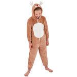Kids Unisex Reindeer Onesie (7076052861089)