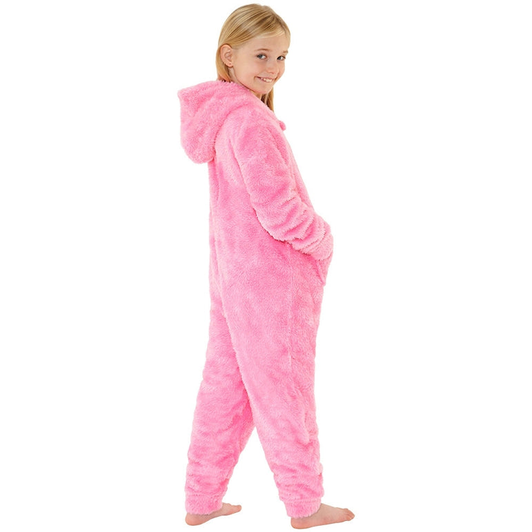 Girls Fluffy Fleece Onesie (7119991734433)