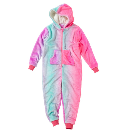 Girls Mermaid Ombre Dressing Gown (8159213191394)