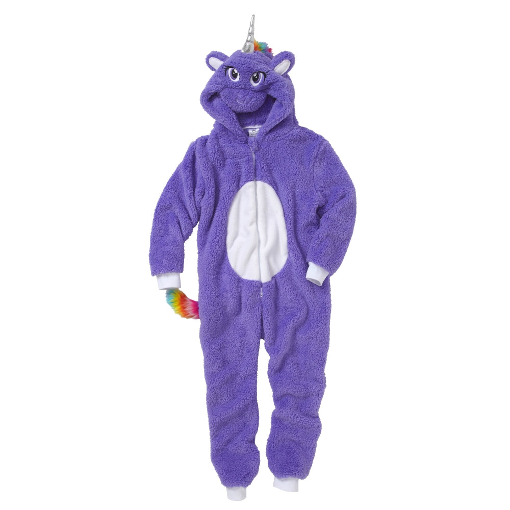 Purple Glitter Unicorn Onesie (8075120083170)