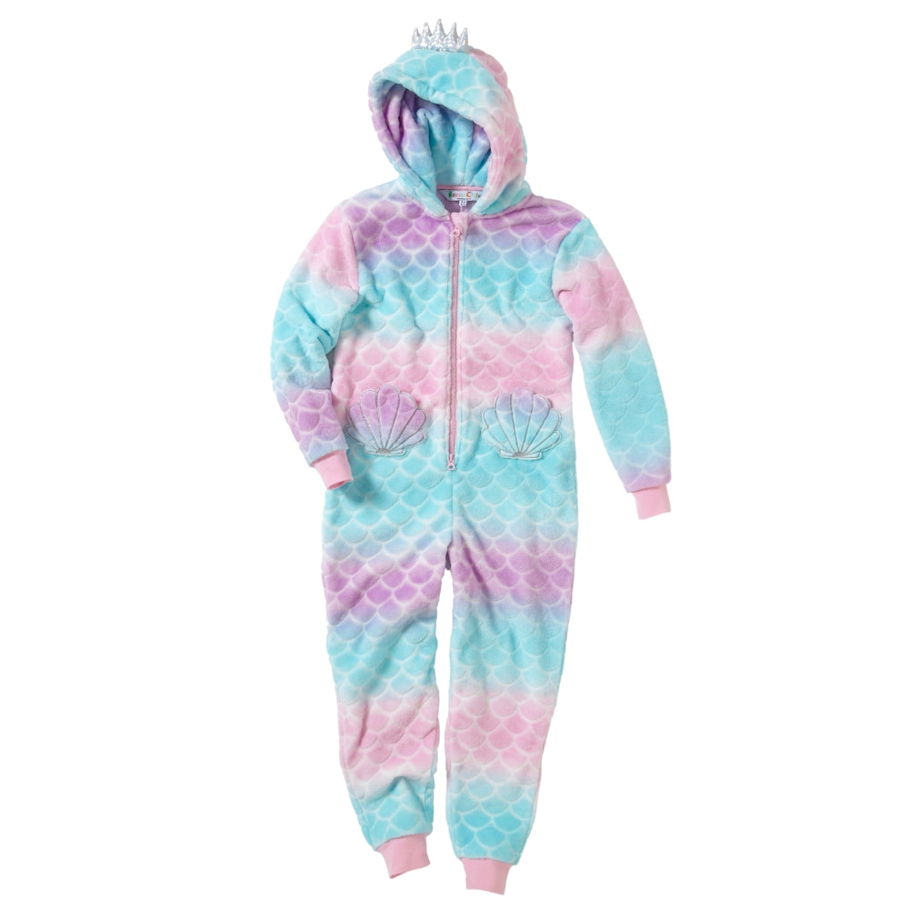 Girls Mermaid Ombre Dressing Gown (8159213158626)
