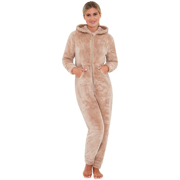 Women's Fluffy Fleece Onesie (7119990915233)