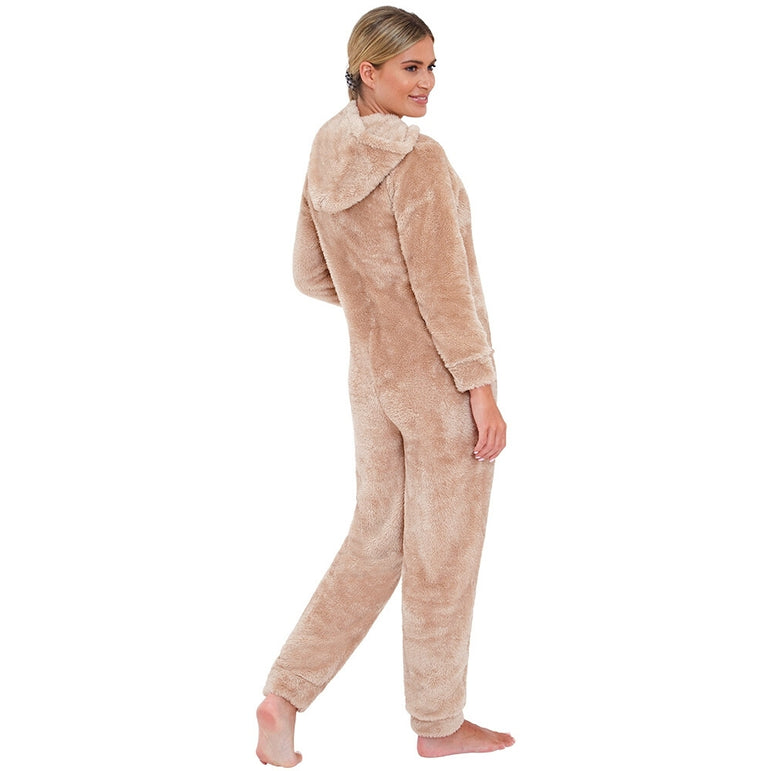 Women's Fluffy Fleece Onesie (7119990915233)