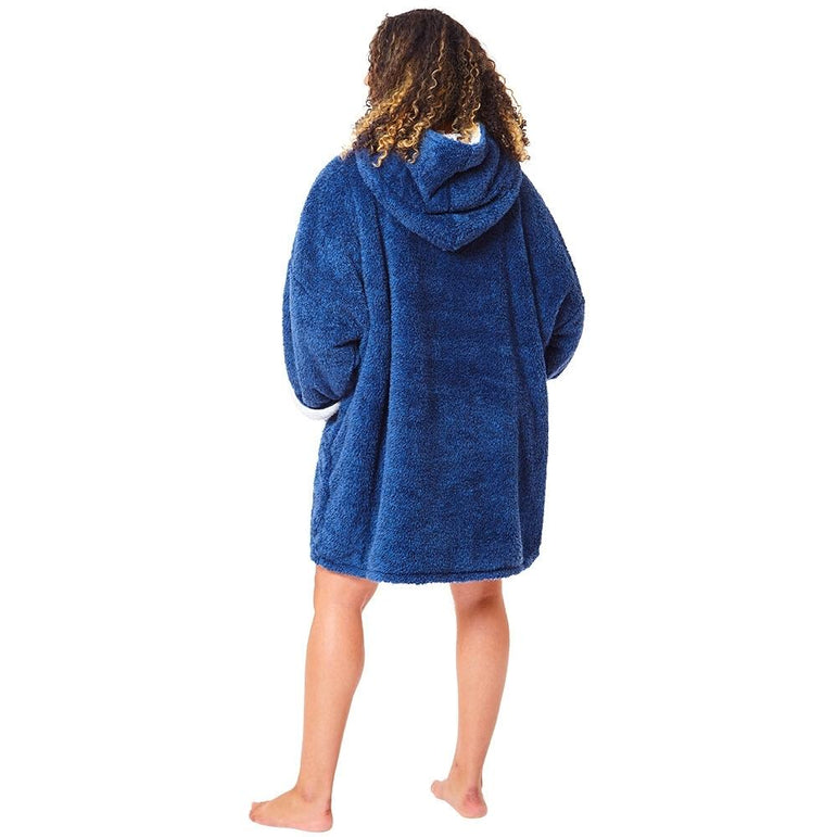 Womens Fluffy Fleece Wearable Hoodie Blanket (7884951486690)
