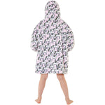 Girls Unicorn Fleece Wearable Hoodie Blanket (7104239698081)