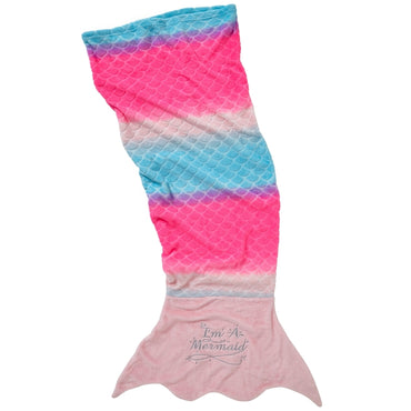 Rainbow Mermaid Tail Novelty Sleeping Bag (7020053266593)