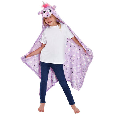 Unicorn Hooded Cuddle Blanket (7006767972513)