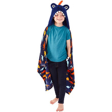 Dinosaur Hooded Cuddle Blanket (7006723211425)