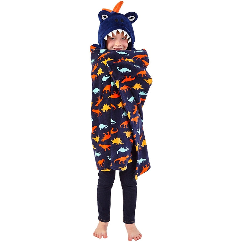 Dinosaur Hooded Cuddle Blanket (7006723211425)