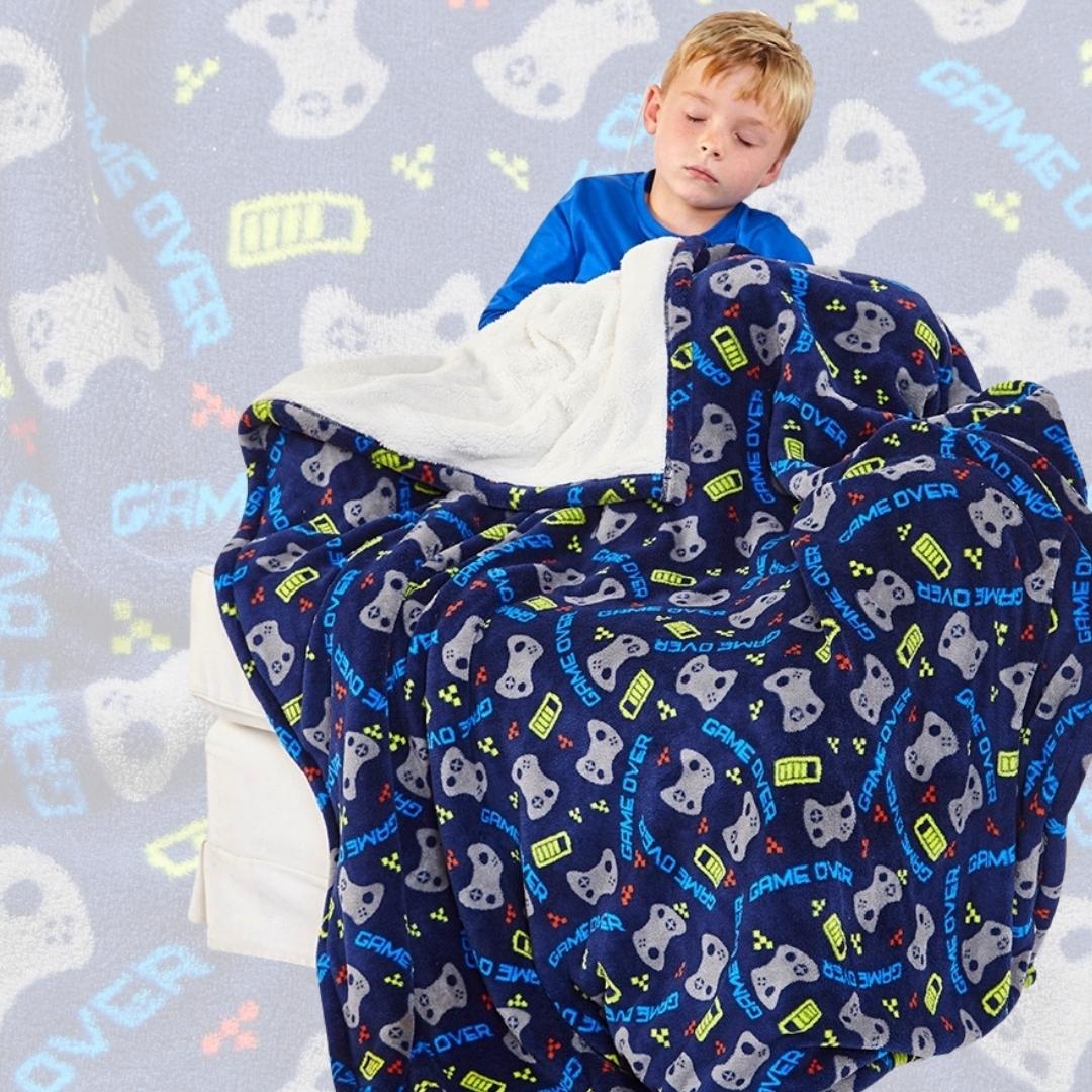 Gaming Fleece Blanket Throw (7068499673249)