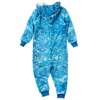 Boys Digital Print Shark Onesie | Shark Print Onesie (5784911970465)