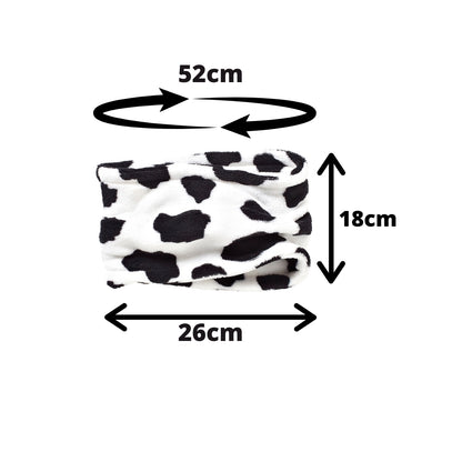 Girls Cow Fleece Neck Warmer (5788318400673)