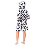 Women's Cow Dressing Gown (7913339027682)