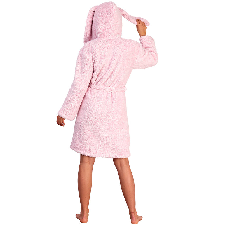 Women's Rabbit Eared Dressing Gown (5767364018337)