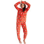 Womens Christmas Print Onesie (7004622553249)