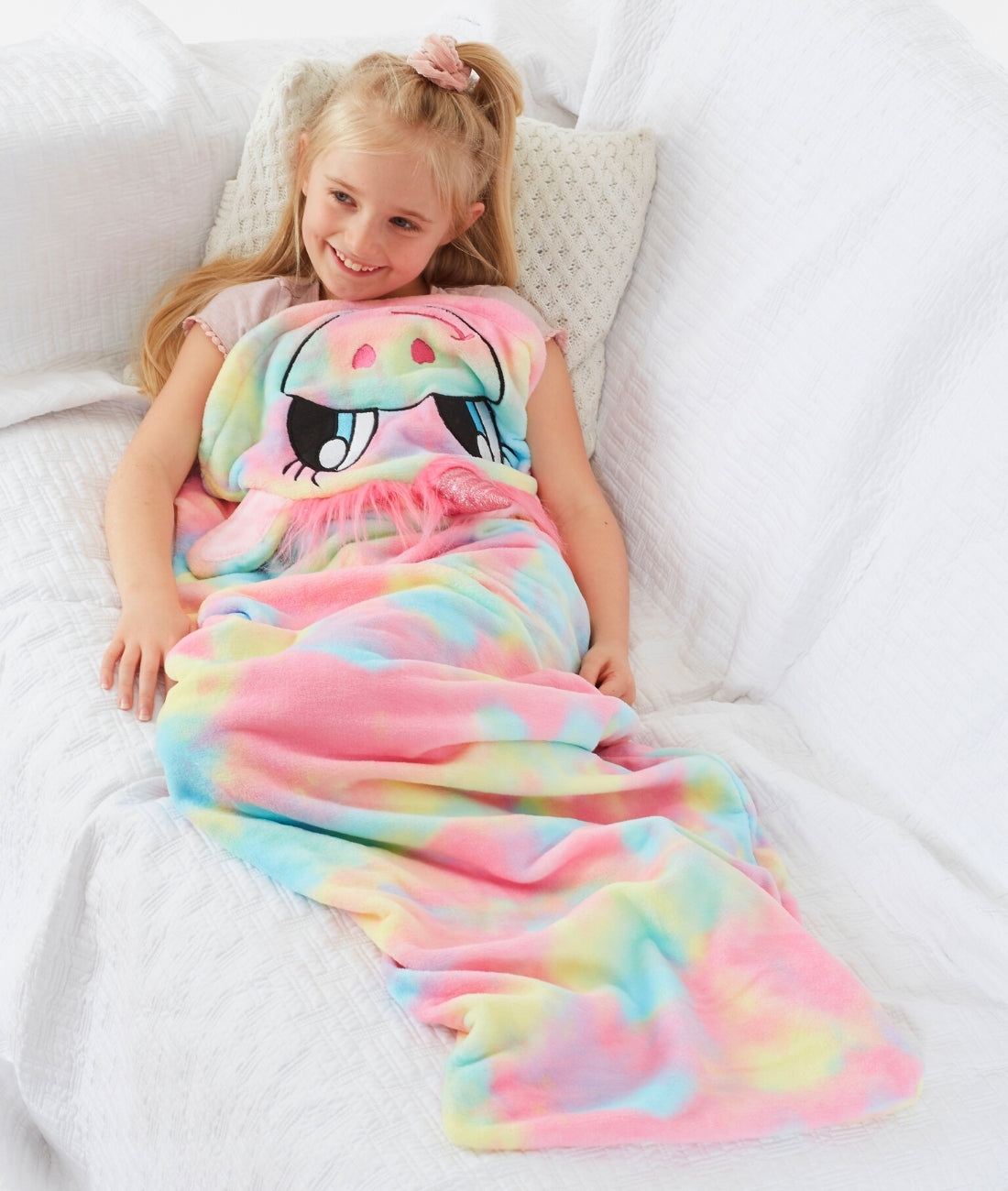 Rainbow Unicorn Novelty Sleeping Bag  | Novelty Blanket for Kids (5871431483553)