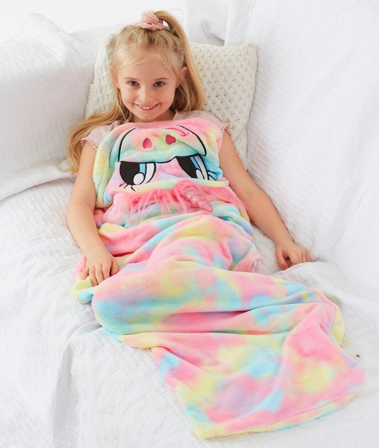 Rainbow Unicorn Novelty Sleeping Bag  | Novelty Blanket for Kids (5871431483553)